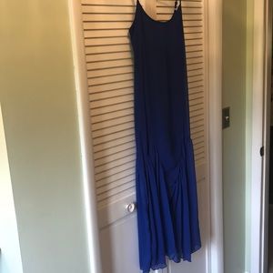 HeartSoul USA Cobalt Blue Maxi Summer Dress